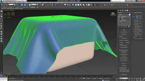 fabric simulation 3ds max